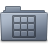Icons Folder Graphite Icon 48x48 png